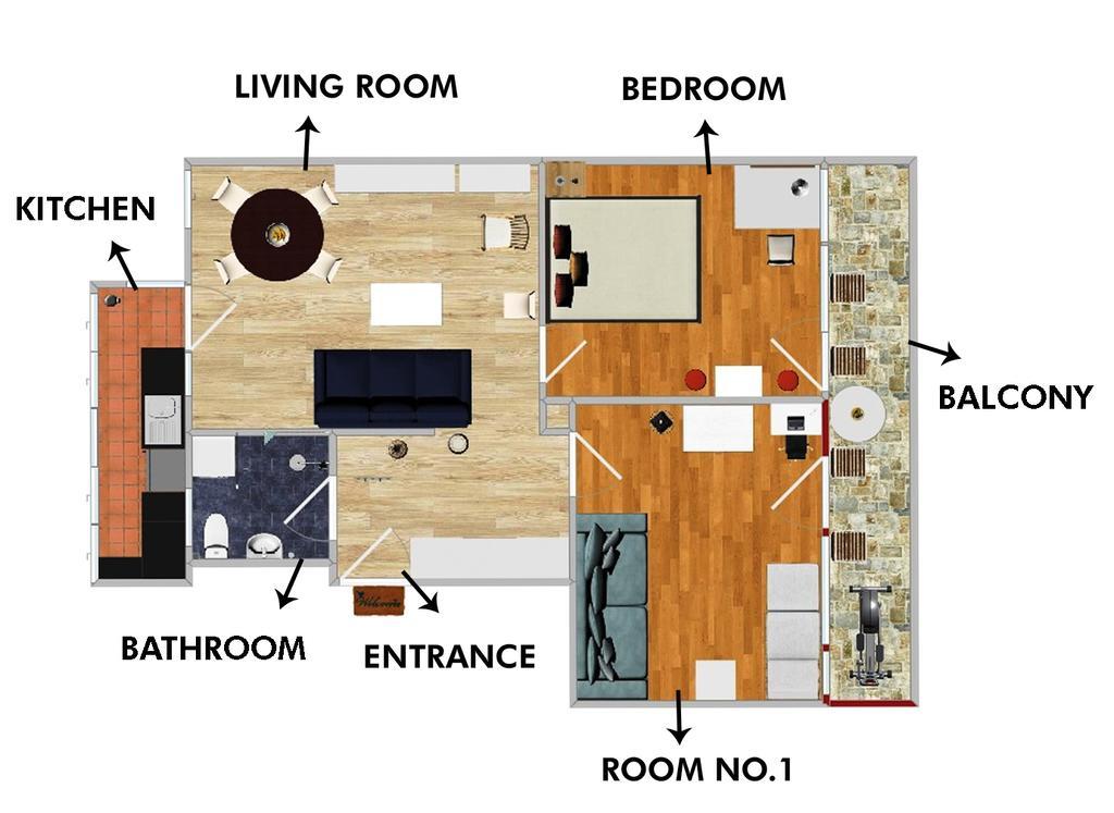 Best View Apartment Novi Sad Luaran gambar